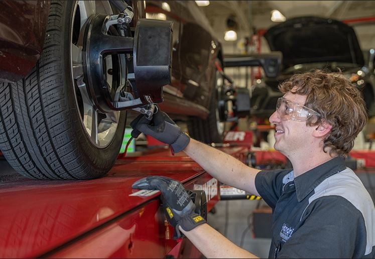 Hendrick Cars Wheel Alignment.JPG