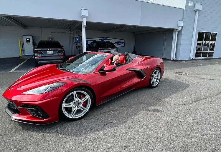 Rick Hendrick City Chevrolet Corvette delivery Hendrick Cars.jpg