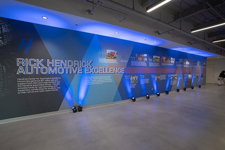 Rick Hendrick Wall at Wake Tech.jpg