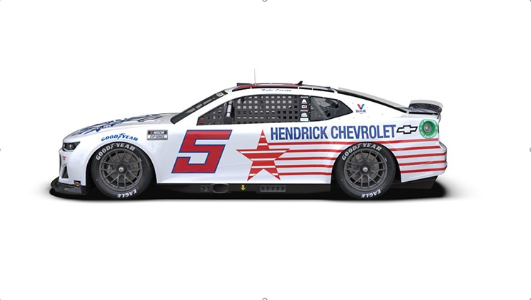 2022 Kyle Larson Throwback race 2 750px.jpg